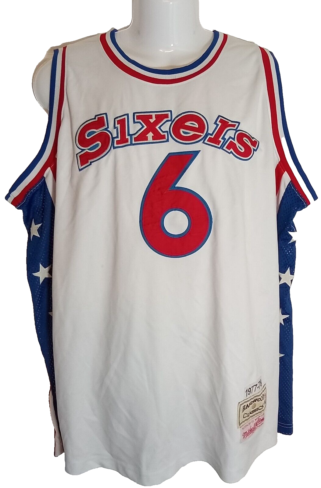 EAST STARS ユニフォーム ERVING 6 Mitchell And Ness 1977-78 NBA East All Stars Julius Dr. J