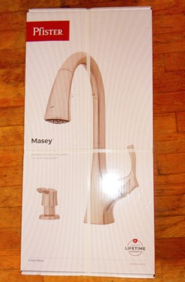 Pfister Masey F-529-7MCS 1 Handle Pull-Down Kitchen Faucet - Stainless Steel