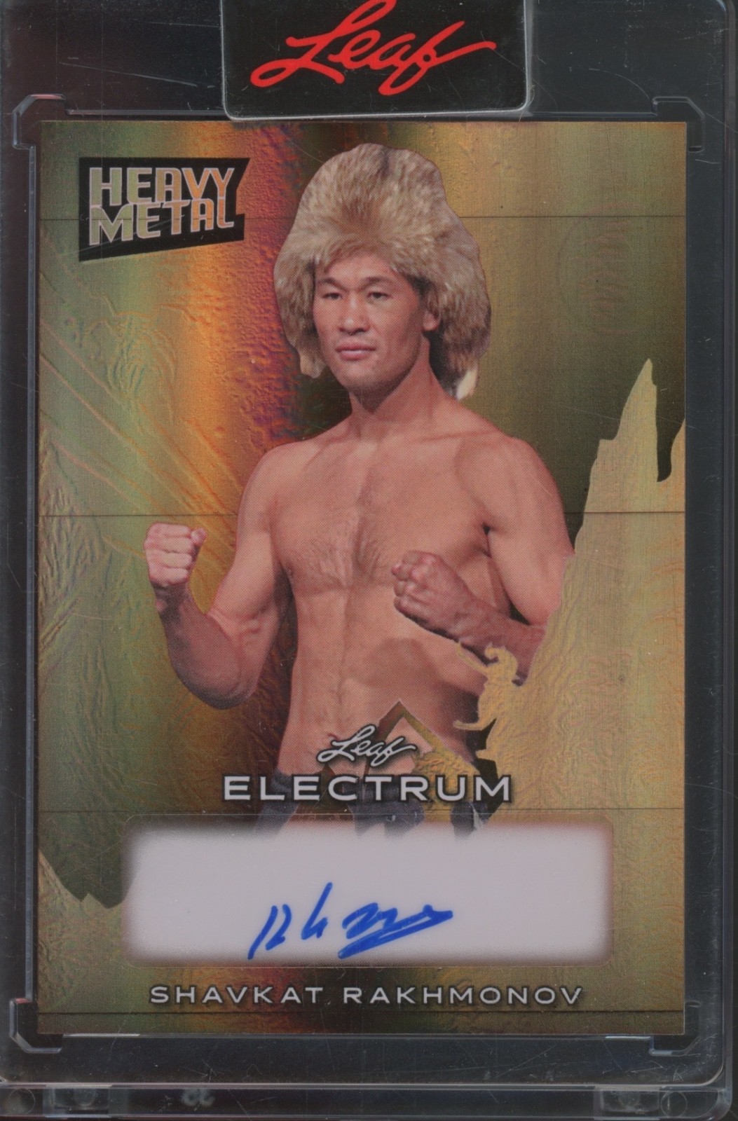 2024 Leaf Electrum Heavy Metal Bronze Foil Shavkat Rakhmonov 9/20 Auto