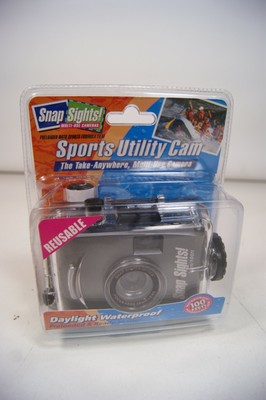Snap Sights Underwater Camera Sport Utility Cam Flash Waterproof SS02 Preloaded