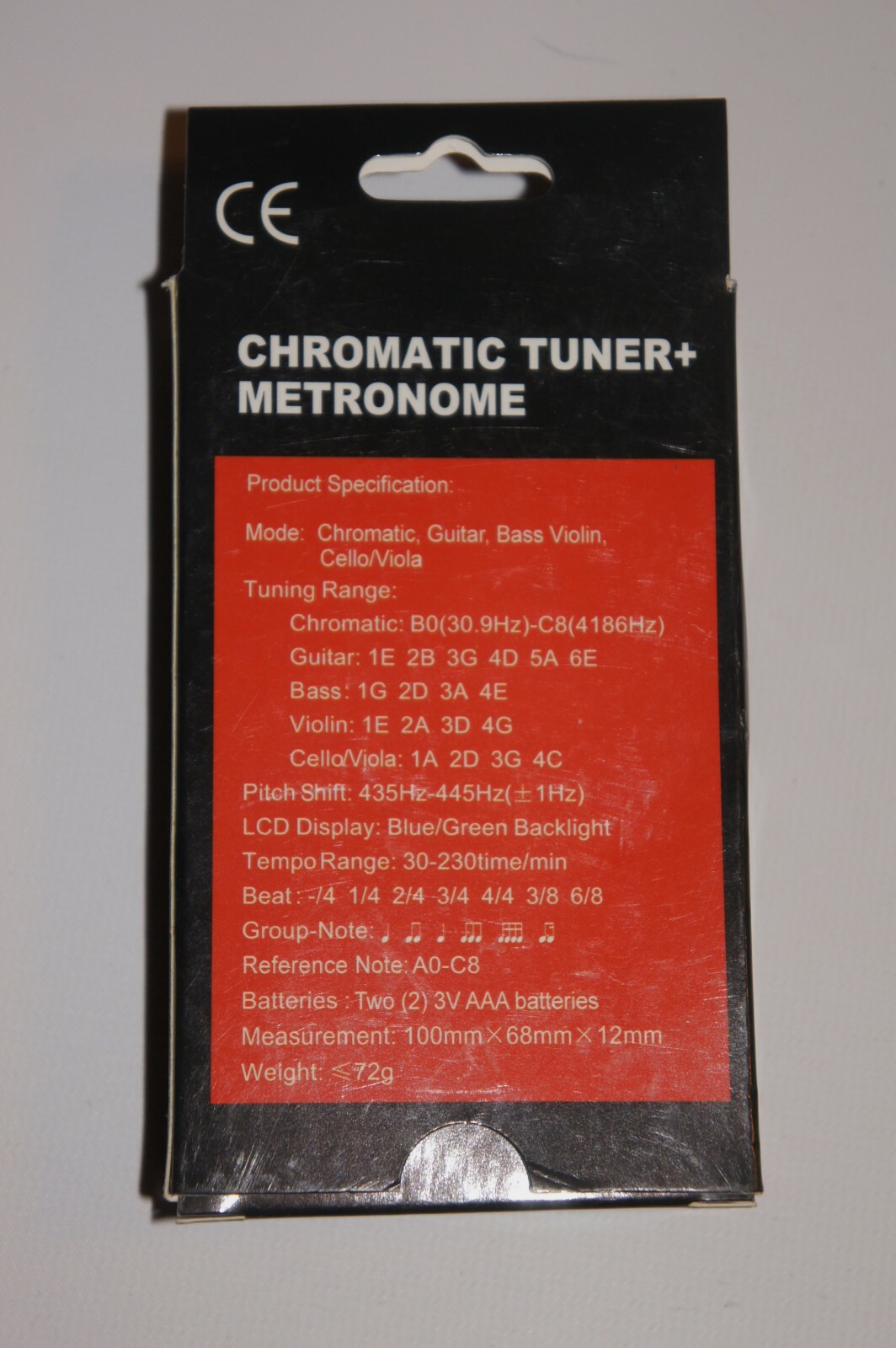 Cecilio 92-D Chromatic Tuner Metronome - NEW
