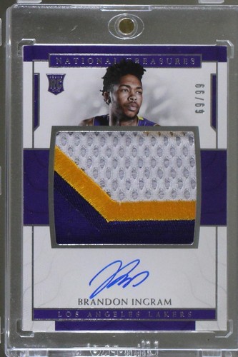 2023-24 Panini National Treasures Brandon Ingram Material