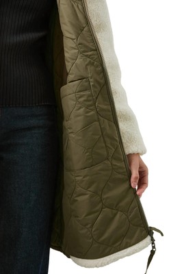 Pre-owned Rails Granger Jacket In Ivory Olive Mix - Size S