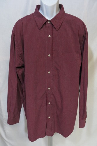 VTG St Johns Bay BIg Mac Blue White Striped L/S Button Up