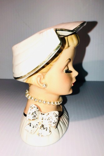 RELPO K-962 HEADVASE 1950's HEAD VASE