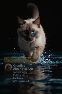 Digital Image Picture Photo Wallpaper Background Desktop Art Sample Siamese Cat
