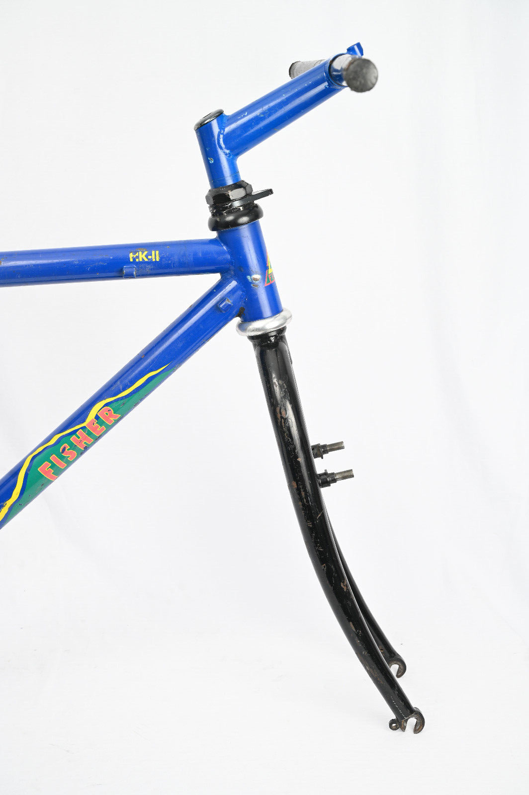 Vintage Gary Fisher HK-II Cro-Mo Steel MTB Bike Frame/Fork w/ Stem & Bar 17"