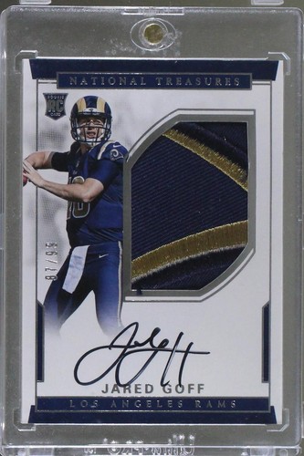 2016 Panini National Treasures Jared Goff #101