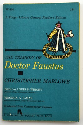 The Tragedy of Doctor Faustus by Christopher Marlowe PB  W-100   1959 Washington