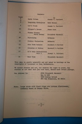 4 Neutral Zone Outpost Star Trek Fanzines   # 1 -  # 3 Plus one