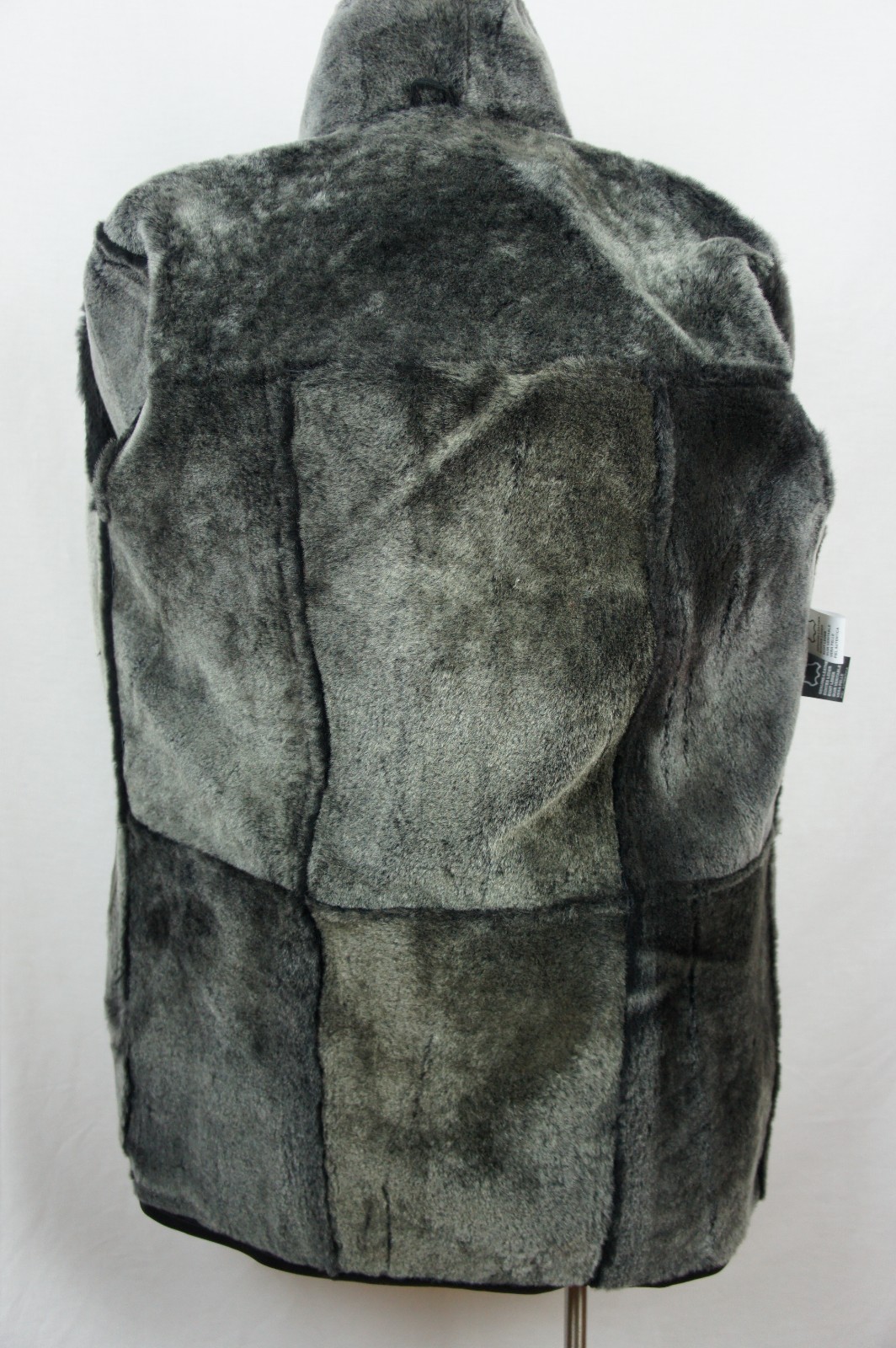 Pre-owned Victoria Men Real 100% Genuine Shearling Leather Sheepskin Coat Jacket Trench S-8xl In Black