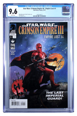 Star Wars: Crimson Empire III Empire Lost #1 CGC NM+ 9.6 White Pages 4406240012