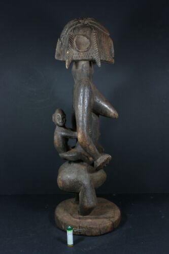 African 22.5" NUMMO Maternity, Fertility Statue - DOGON, Mali TRIBAL ART CRAFTS