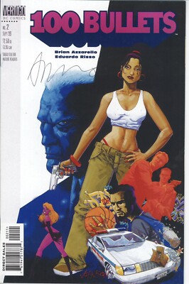 100 Bullets #2 SIGNED Brian Azzarello First Print DC Vertigo 1999