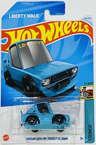 ホットウィール　スカイライン2000GTR　水色　FLYING　CUSTOMS ホットウィール スカイライン2000GTR 水色 FLYING CUSTOMS