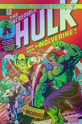  INCREDIBLE HULK  #181 (FACSIMILE EDITION FOIL VARIANT 1st App Wolverine  