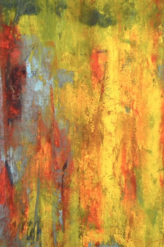 64”X44” Gerhard Richter style canvas ￼painting Acrylic,Abstract, Modern,X Large