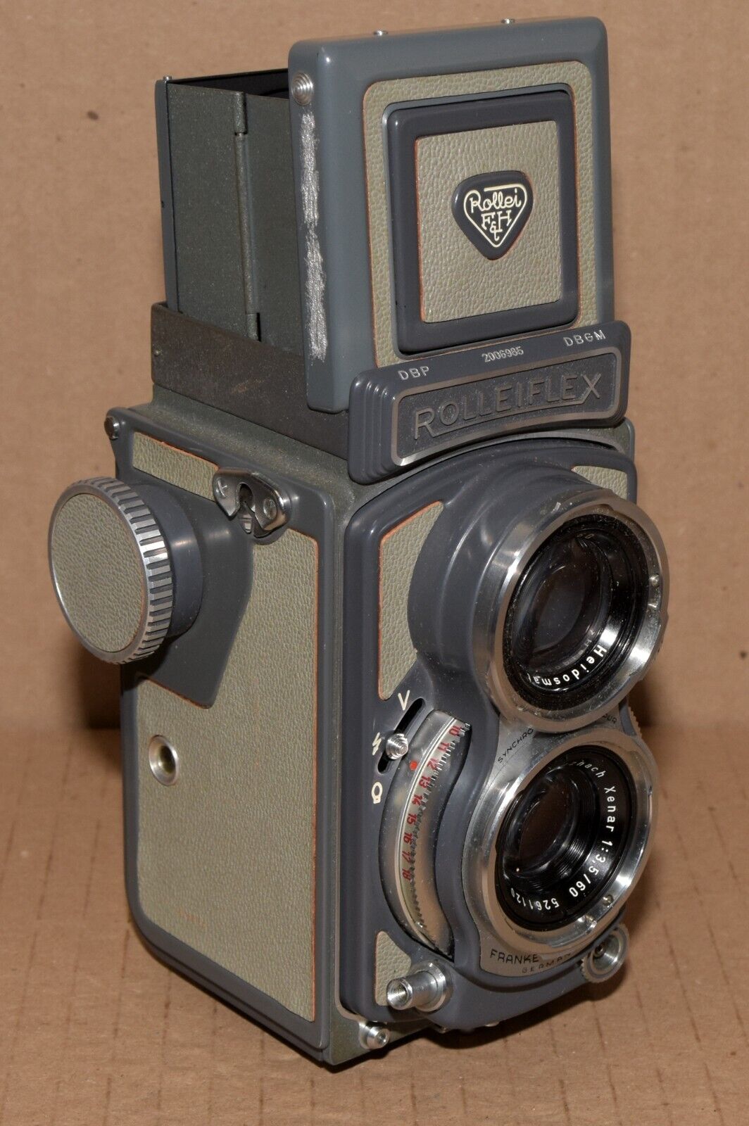 Baby Rollei Rolleiflex 4x4 Grey - Not Tested Mechanics Baby Rollei Rolleiflex 4x4 Grey - Not Tested Mechanics