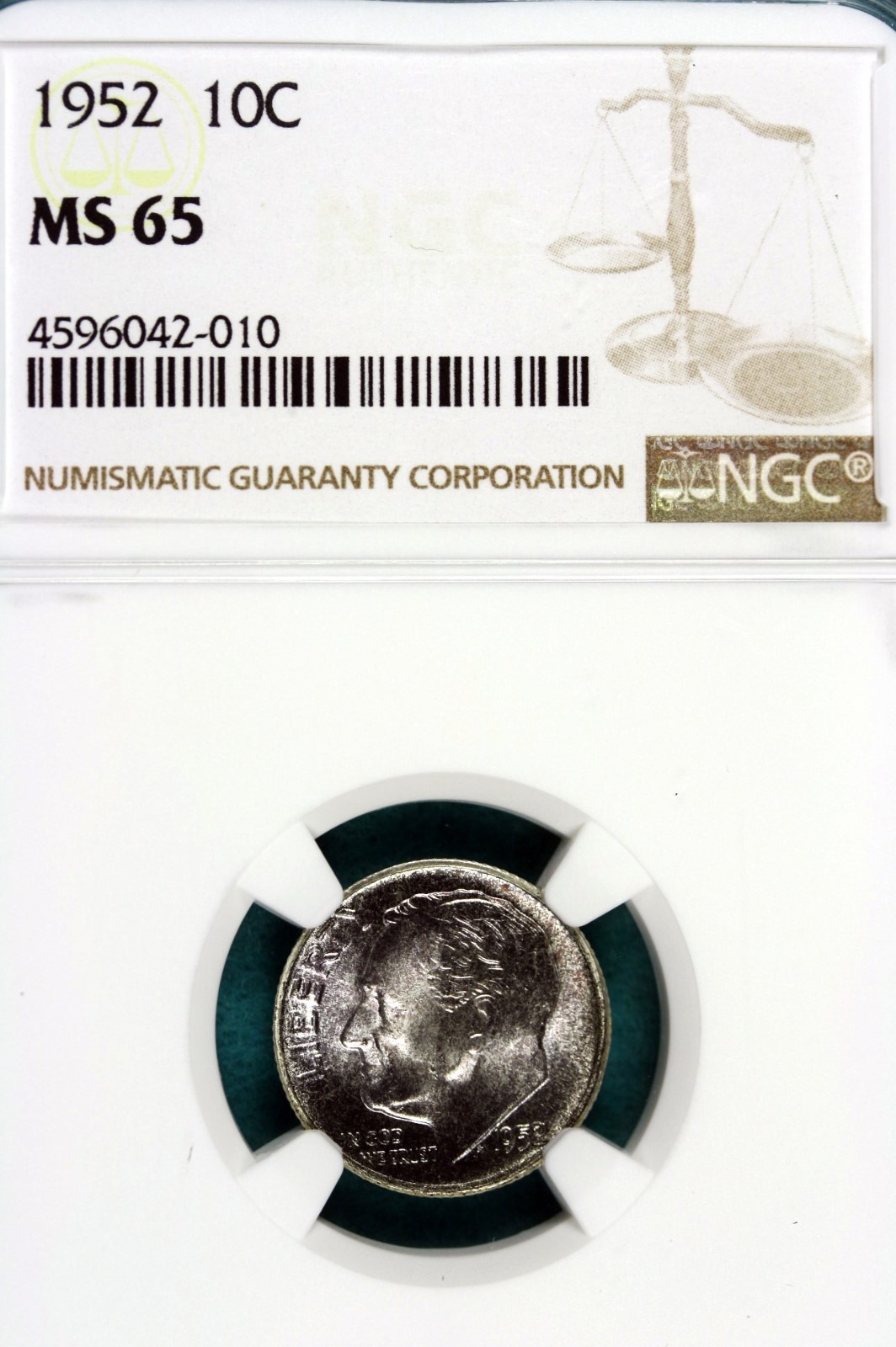 ❤︎M❤︎ 1952 - NGC MS65 ROOSEVELT DIME!!! #B12805 | eBay