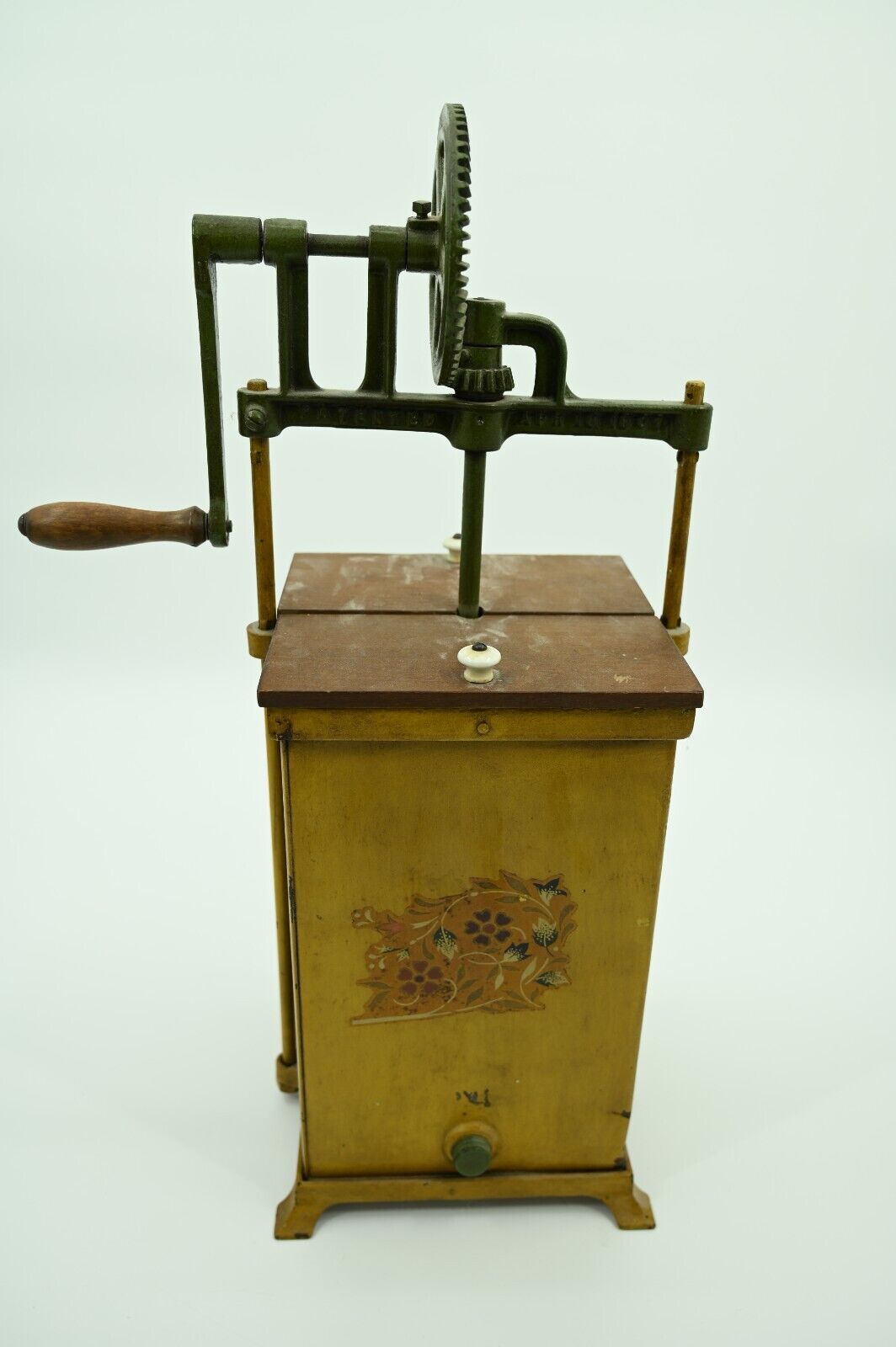 Antique Butter Churn 1907 The Dazey Churn Metal Tin