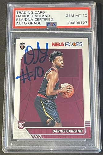 2019-20 Panini Prizm Darius Garland Silver Rookie Card PSA 9