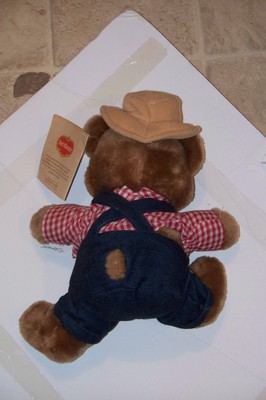 VINTAGE 1985 DEL MONTE BRAWNY PLUSH BEAR COUNTRY YUMKIN TOY