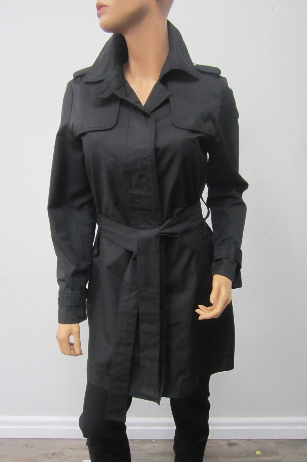 ジャケット・アウター BLACK GRAVITY DOUBLE PATCH TRENCH COAT
