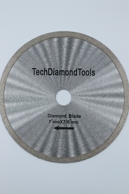 TechDiamondTools 7 inch ( 7'' ) Diamond Continuous Saw Blade