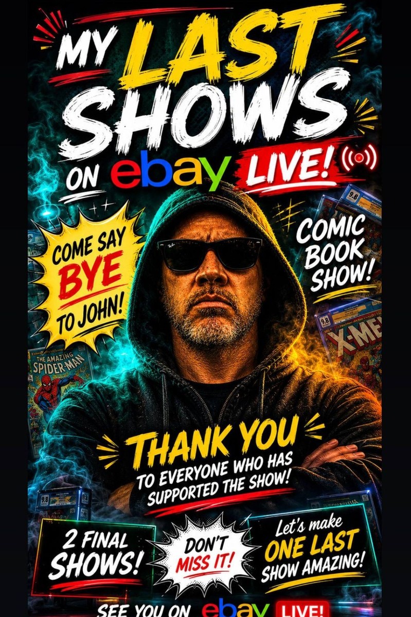 JOHNS LAST SHOWS ON EBAY * COME HAVE FUN AND SAY BYE - eBay Live