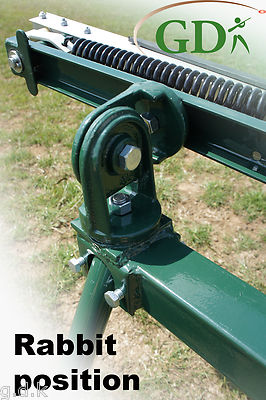 GDK MANUAL SEATED SINGLE ARM FULL COCK, CLAY PIGEON TRAP, THROWER, CLAY