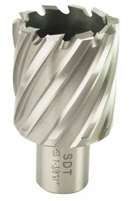 Steel Dragon Tools  1-3/8'' x 1'' HSS Annular Cutter with 3/4'' Weldon Shank