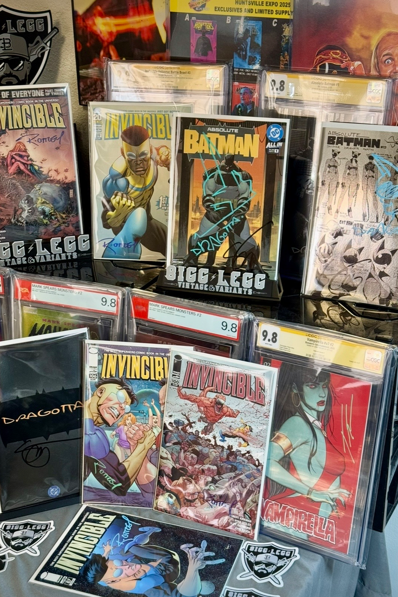 Absolutely INVINCIBLE Batman Show! 100% Signed! First Prints Galore! $1 ...