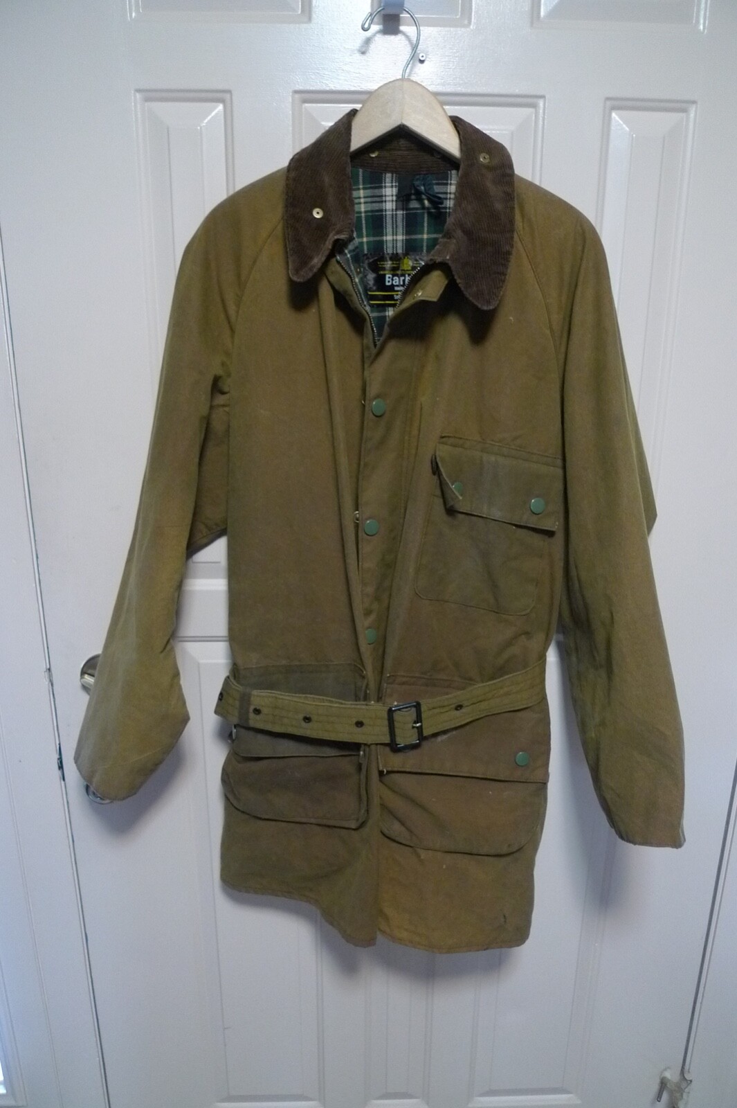 BARBOUR- A98 SOLWAY WAX COTTON JACKET & BELT - ONE CREST