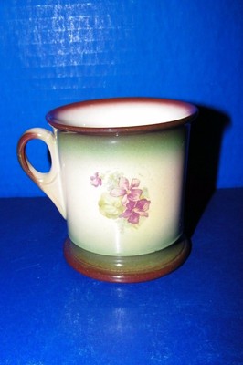 Mug Coffee Cup Germany Brown Green Purple Violets Bonn Franzant. Mehlem Shaving
