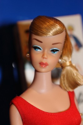 European Vintage Barbie Swirl Ponytail  in Box