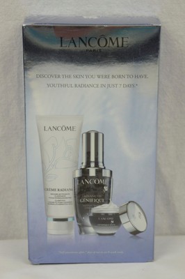 LANCOME ADVANCE GENIFIQUE YOUTH ACTIVATING SET OF THREE BRAND NEW FACTORY SEALED