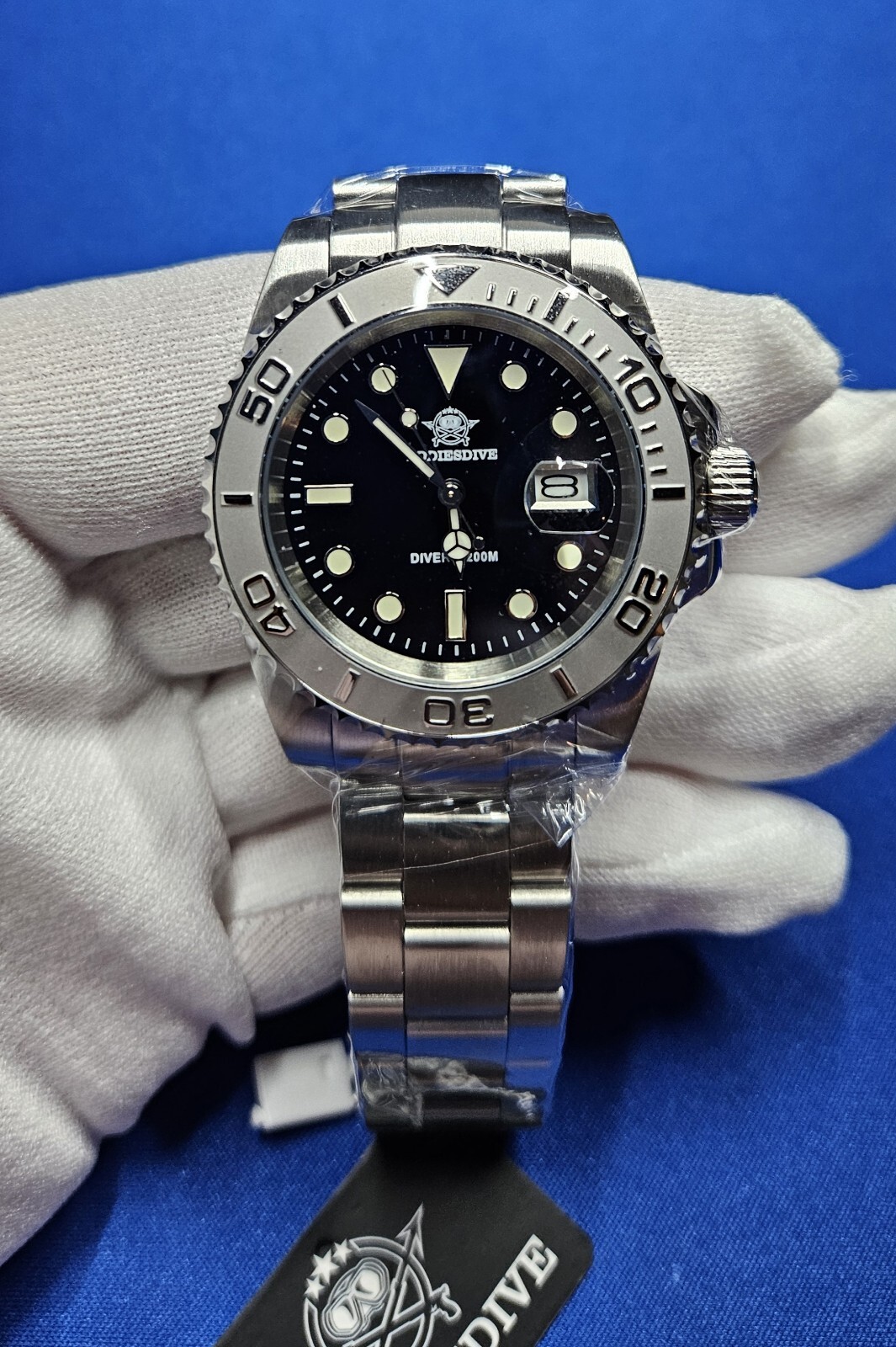 Addiesdive Yacht-Master Quartz Diver 200M Watch Stainless