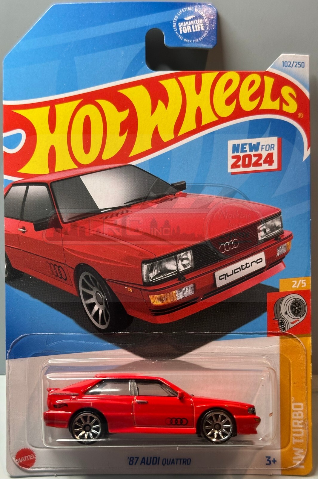 '87 AUDI QUATTRO 2台セット Hot Wheels 87 Audi Quattro Red #102 Mainline 2024 Case D/E