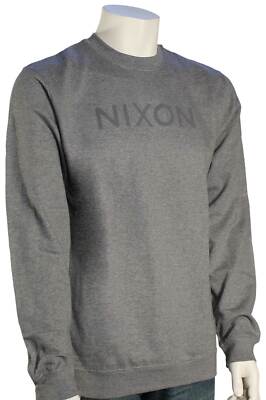 

Свитер Nixon Wordmark Crew — темно-серый, вереск — новинка, Grey