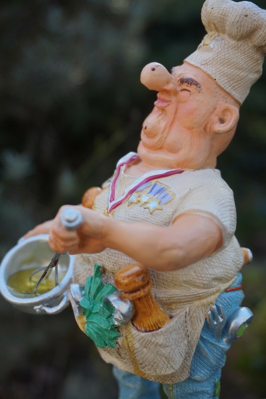 Pro32 Figurine Profisti  Metier Caricature  Chef Cuisinier  Humour 20 Cm