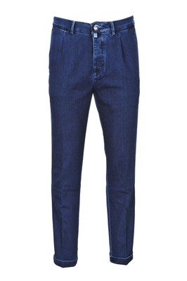 Pre-owned Jacob Cohen Jacob Cohën Hose - Herren 33 Straight Dunkelblau Baumwolle Jeans Tom Comf ...