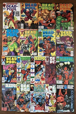 DEADPOOL 2-20 1997 4 14 FLASHBACK 1 ANNUAL VOL1 ALL NEWSSTAND LOT RUN MCGUINNESS