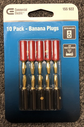 NEW Commercial Electric Banana Plugs 10 Pack 0000-155-922 | eBay