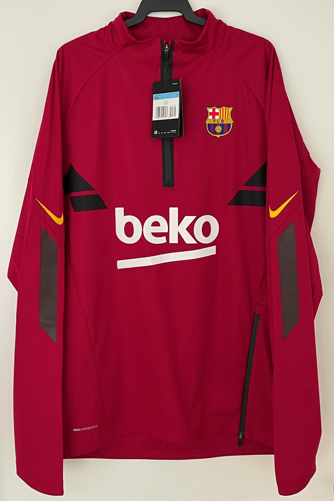 Nike Hypershield FCバルセロナ トレーニングジャケット Raincoat Nike HyperShield MESSI 20/21 new M FC Barcelona