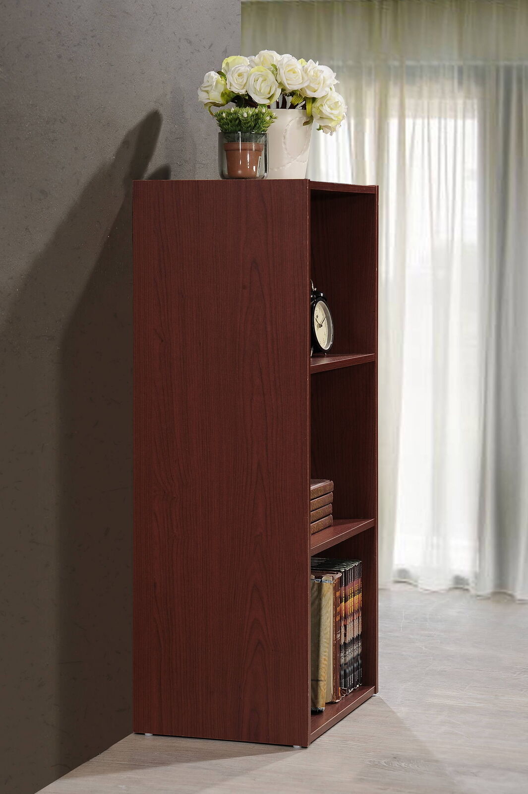 3-Shelf Bookcase Book shelf Adjustable Shelves for Office Living room Kid's room