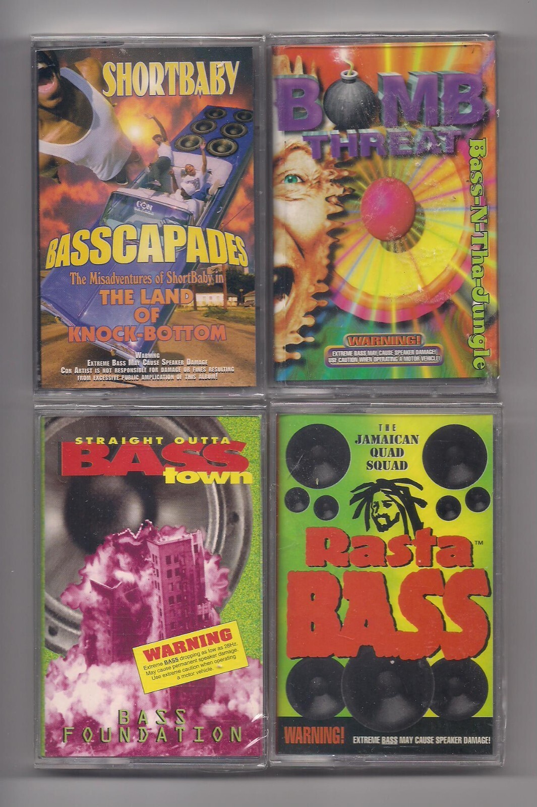 The Jamaican Quad Squad: Rasta Bass: Cassette The Jamaican Quad Squad: Rasta Bass: Cassette