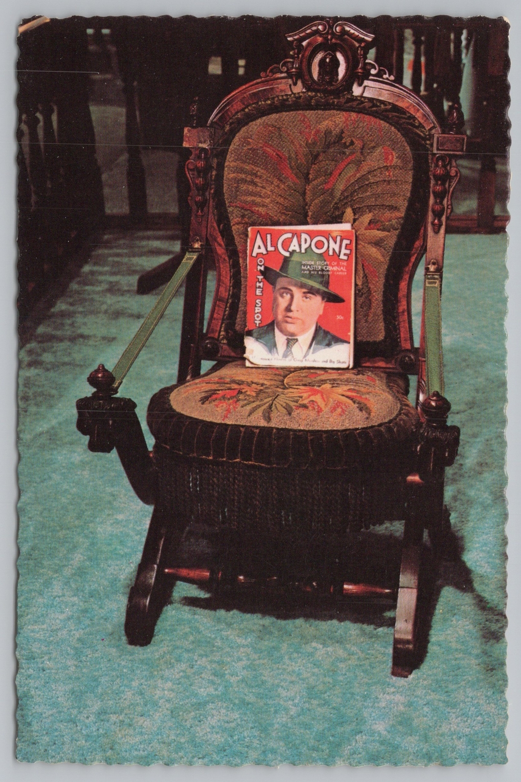 Famous People~Chair Of Al Capone~aka Scarface~Gangster~Crime Boss~Continental PC