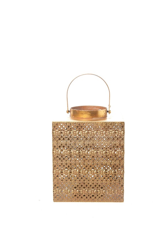 Arpimex Lanterne MÃ©Tal 16 X 16 X 20,5 Cm DorÃ©