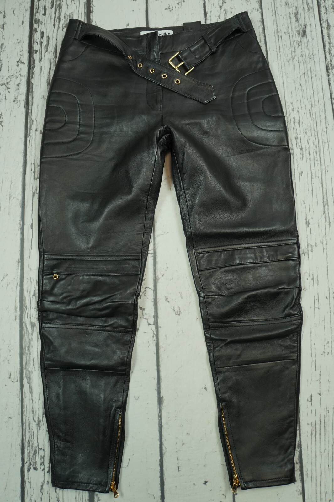 美品【HYKE(ハイク)】 ECO-LEATHER PANTS BLACK 2 美品【HYKE(ハイク)】 ECO-LEATHER PANTS BLACK 2 ECO―LEATHER