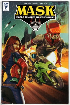 MASK Mobile Armored Strike Kommand #7 1:10 Perez Variant IDW 2016 VF/NM